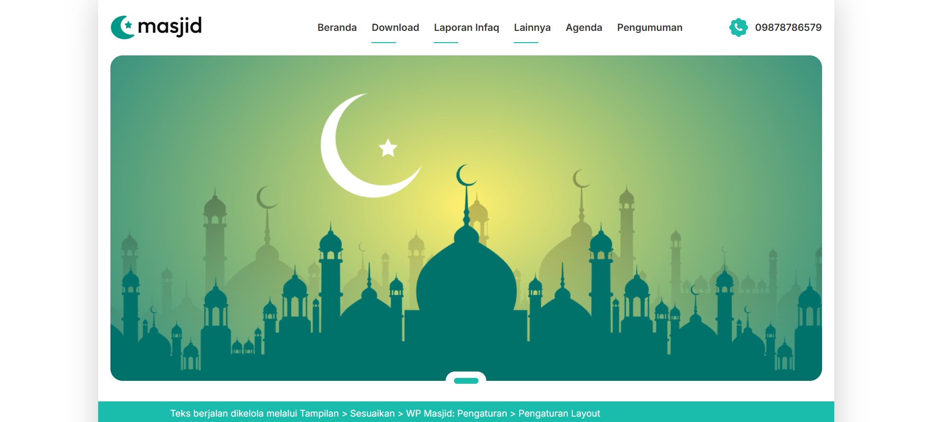 Theme WordPress Gratis untuk Website Masjid